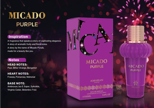 AMARAN MICADO PURPLE 100ML - INSPIRED BY - (VERSACE PURPLE)
